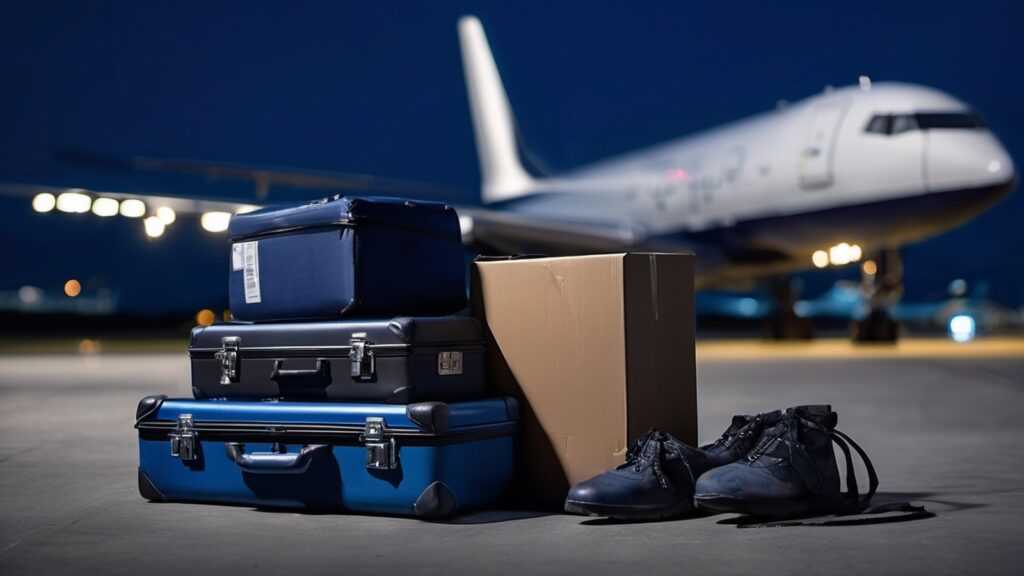 美國寄台灣 FedEx 快遞包裹過磅與量材積的場景